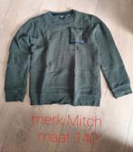 Trui groen maat 140 merk mitch, Ophalen of Verzenden, Zo goed als nieuw, Jongen, Trui of Vest