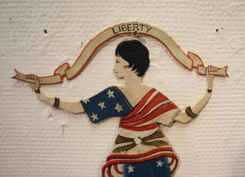 Antieke tuimelaar Lady Liberty  beschikbaar voor biedingen