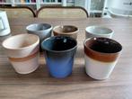 Studio Tavola Koffiekopjes Earth - 200 ml - Set van 6, Huis en Inrichting, Keramiek, Ophalen of Verzenden, Zo goed als nieuw, Overige stijlen