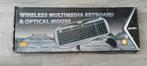 .Draadloze multimedia toetsenbord en muis nieuw  ps2, Computers en Software, Toetsenborden, Ophalen of Verzenden, Nieuw