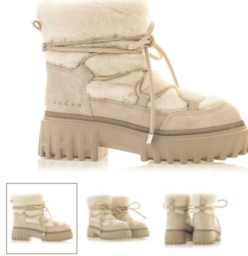 Hogan Laarzen - Stijlvol en Comfortabel, Kleding | Dames, Schoenen, Ophalen of Verzenden, Zo goed als nieuw, Beige, Lage of Enkellaarzen