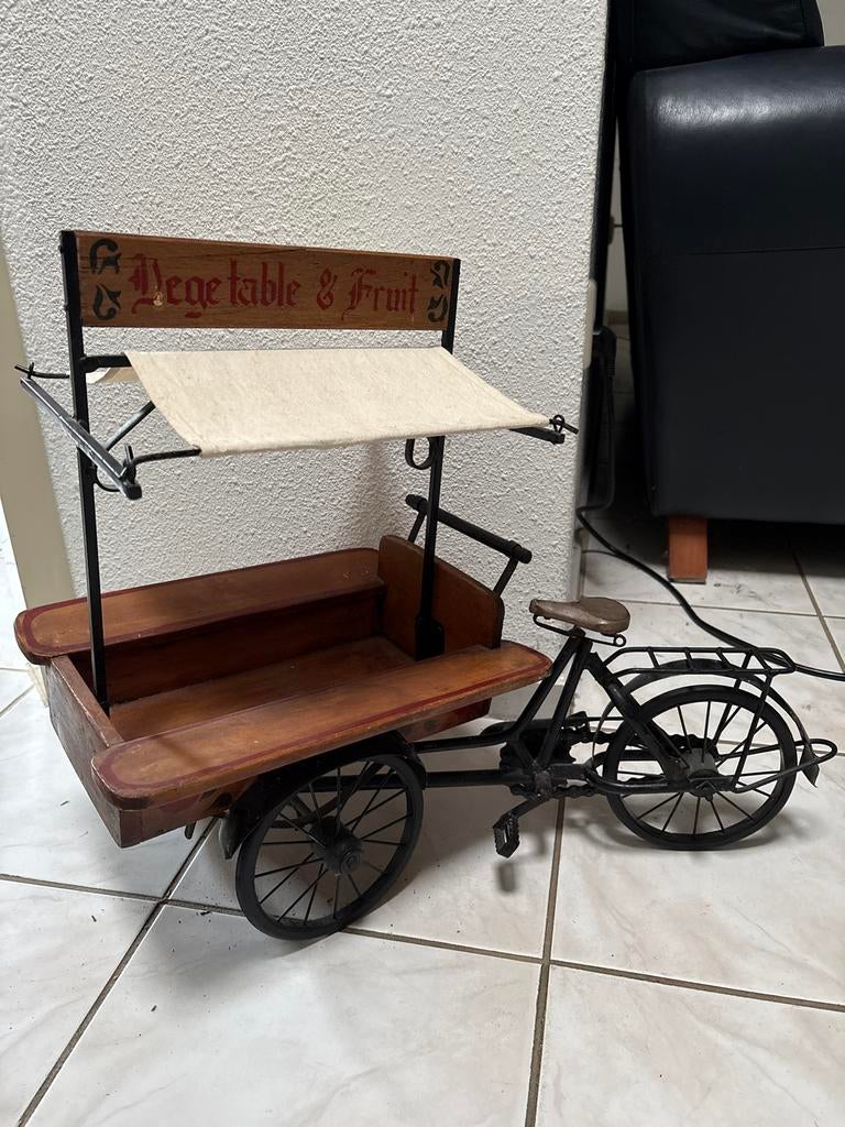 Decoratieve Bakfiets - Vintage Stijl, Ophalen, Gebruikt