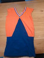carnaval bavarua  jurkje oranje met blauw s, Ophalen, Carnaval, Zo goed als nieuw, Kleding