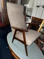 Prachtige vintage mid-century lounge stoel jaren 50, Ophalen, Bruin, Zo goed als nieuw, Eén