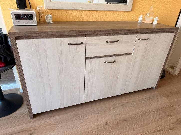 Dressoir, Huis en Inrichting, Kasten | Dressoirs, Gebruikt, 150 tot 200 cm, 25 tot 50 cm, Met lade(s), Met deur(en), Met plank(en)