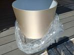 Grote Nieuwe champagne gouden lampenkap 60 diameter x 45, Ophalen, Zo goed als nieuw, Rond