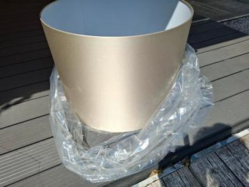 Grote Nieuwe champagne gouden lampenkap 60 diameter x 45 beschikbaar voor biedingen
