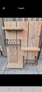 Wandrek steigerhout 60x80, Ophalen, Gebruikt
