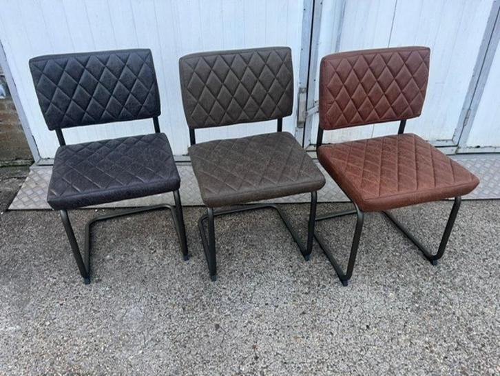 98 stuks microleder horeca restaurant stoelen NIEUW in doos, Huis en Inrichting, Stoelen, Nieuw, Vijf, Zes of meer stoelen, Leer