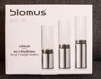 Mooie set Blomus windlichten - nieuw, Ophalen, Nieuw, Metaal, Kandelaar
