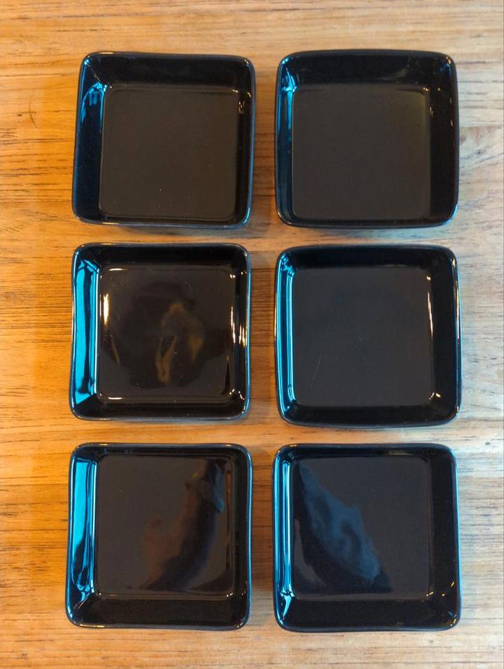 6x zwarte Teema Iittala Arabia borden 16cm x 16cm, Telecommunicatie, Mobiele telefoons | Apple iPhone, Gebruikt, 128 GB, Zwart