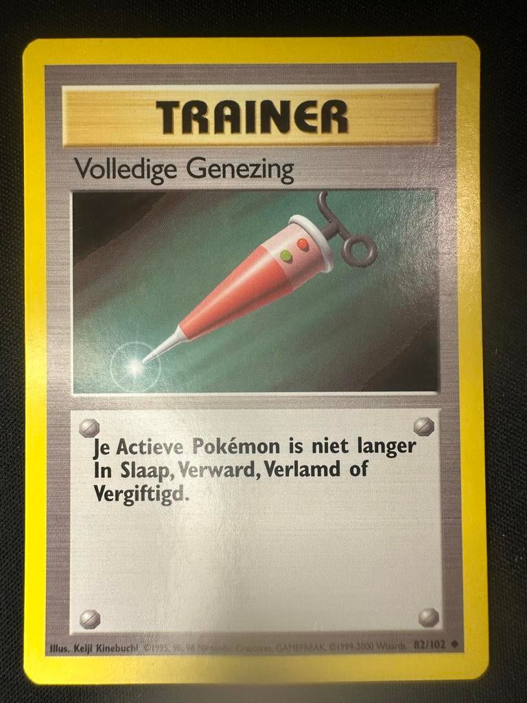 Trainer Volledige Genezing full heal / base set 82/102, Ophalen of Verzenden, Gebruikt, Losse kaart