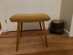 Ottoman Voetenbank Poef Vintage Mid Century, Ophalen, Gebruikt, Minder dan 50 cm, Mid Century / Vintage / Jaren 60