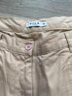 VILA korte broek beige NIEUW maat XL (44) D3, Kleding | Dames, Broeken en Pantalons, Nieuw, Vila, Beige, Maat 42/44 (L)