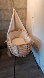 Rotan Wieg met Hemel, Kinderen en Baby's, Babywiegjes en Ledikanten, Ophalen, Zo goed als nieuw, Wieg