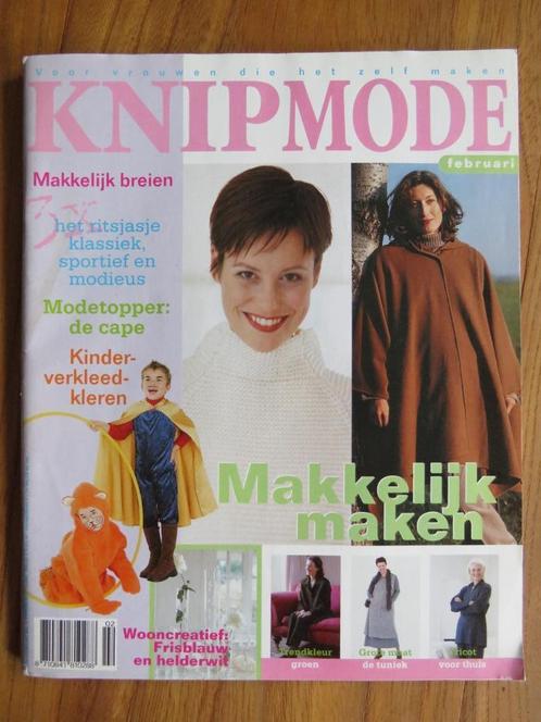 Knipmode februari 2000 carnaval verkleedkleren, jasjes, man, Hobby en Vrije tijd, Kledingpatronen, Zo goed als nieuw, Vrouw, Knipmode