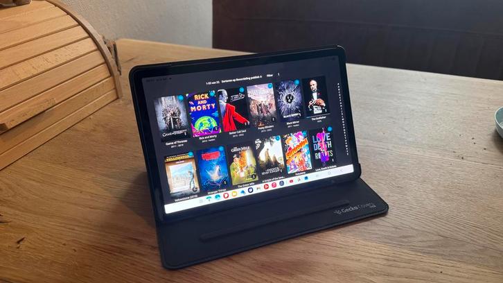 Samsung Tab S9 met 5G, AMOLED, 256GB, S Pen en Case, Computers en Software, Android Tablets, Nieuw, Wi-Fi en Mobiel internet, 11 inch