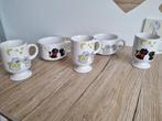 Prachtig Vintage Kat Poes Servies 3 Bekers en 2 Soepkommen, Ophalen of Verzenden, Gebruikt, Overige materialen, Kop en/of schotel