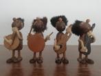 Oude Houten muzikanten., Ophalen of Verzenden, Gebruikt