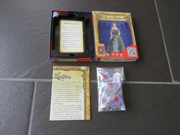 Love letters, kaartspel voor 10-99jaar. Als nieuw beschikbaar voor biedingen