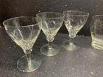Antieke kristallen glaasjes, Antiek en Kunst, Ophalen of Verzenden