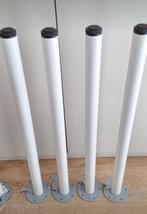 4 witte tafelpoten tafelpoot ikea adils bureaupoot bureau, Ophalen of Verzenden