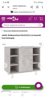 Wastafelkast nieuw in doos, Ophalen, Overige typen, Nieuw, Minder dan 100 cm