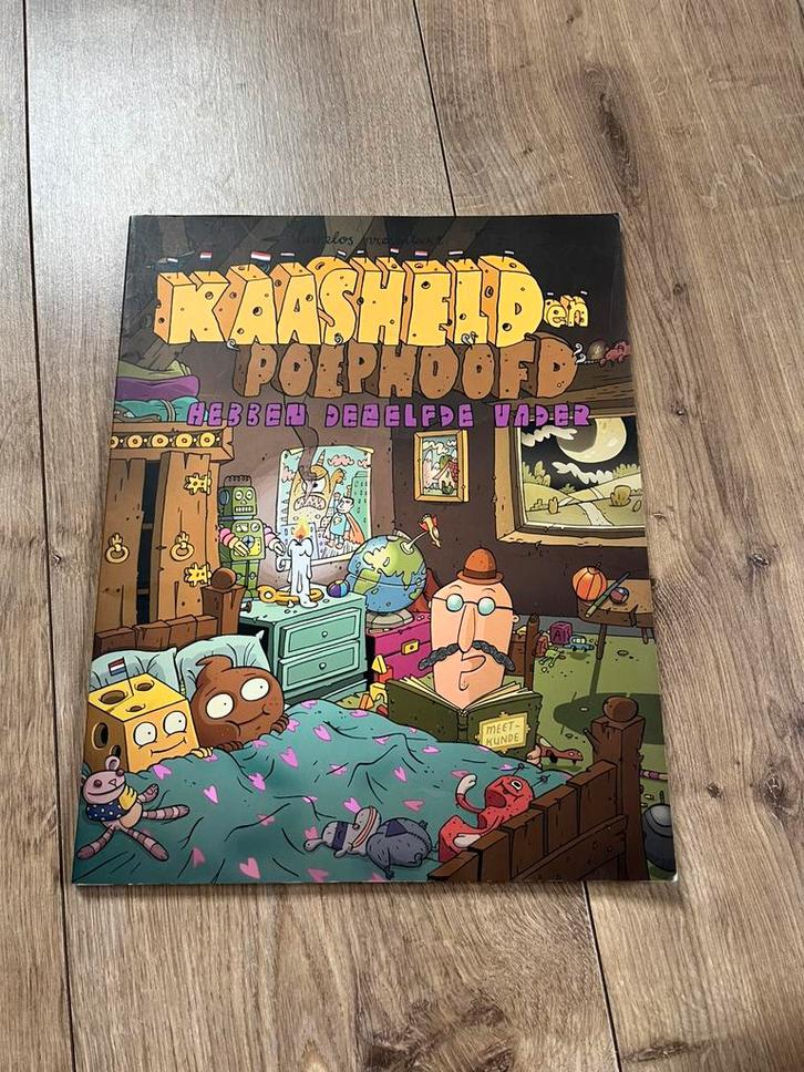 Kaasheld en Poephoofd hebben dezelfde vader, Boeken, Stripboeken, Zo goed als nieuw, Eén stripboek, Ophalen of Verzenden