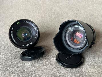 2 canon lenzen 50mm en 28mm beschikbaar voor biedingen
