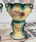 2x Antiek 1950 franse Vaas Vazen Barok Barrok Porselein, Antiek en Kunst, Antiek | Vazen, Ophalen of Verzenden