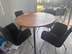 Ronde tafel diameter 109 cm, Huis en Inrichting, Tafels | Eettafels, Ophalen, 100 tot 150 cm, Rond, Zo goed als nieuw