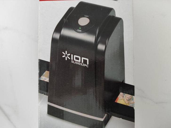 Ion Slides2PC Negatief Scanner - Digitaliseer je dia's!, Computers en Software, Scanners, Zo goed als nieuw, Diascanner, MacOS