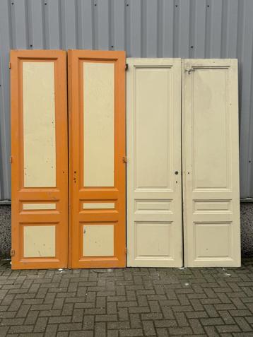 2 sets antieke ensuitedeuren beschikbaar voor biedingen