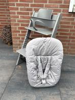 Nieuwste model stokke tripp trapp stoel met newbron set en, Kinderen en Baby's, Ophalen of Verzenden, Zo goed als nieuw, Meegroeistoel