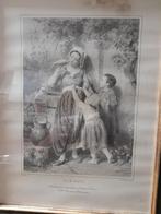 tekening kunst, Antiek en Kunst, Ophalen of Verzenden