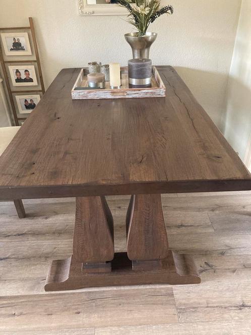 Robuuste klooster tafel te koop aangeboden ., Huis en Inrichting, Tafels | Eettafels, Zo goed als nieuw, 50 tot 100 cm, 200 cm of meer