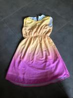 Zomerjurkje met onderjurk - geel/roze - maat 152, Ophalen of Verzenden, Zo goed als nieuw, Meisje, Jurk of Rok