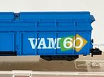 Roco 25163 4-assige VAM afvalwagen 60 in blauw zgan, Gelijkstroom, Wagon, Ophalen of Verzenden, Zo goed als nieuw
