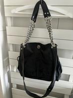 Chabo schoudertas zwart leer crossbody te dragen, Ophalen of Verzenden, Zo goed als nieuw, Zwart, Leer