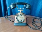 Vintage Koperen Telefoon met Draaischijf, Ophalen, Koper