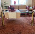 Originele Glazen Peter Ghyczy salontafel, Huis en Inrichting, Tafels | Salontafels, Ophalen, Gebruikt, 50 tot 100 cm, 50 tot 75 cm