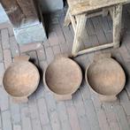 Leuke oud brocante houten trog trogje schaal bakje *Etage3*, Gebruikt, ., Ophalen of Verzenden, .