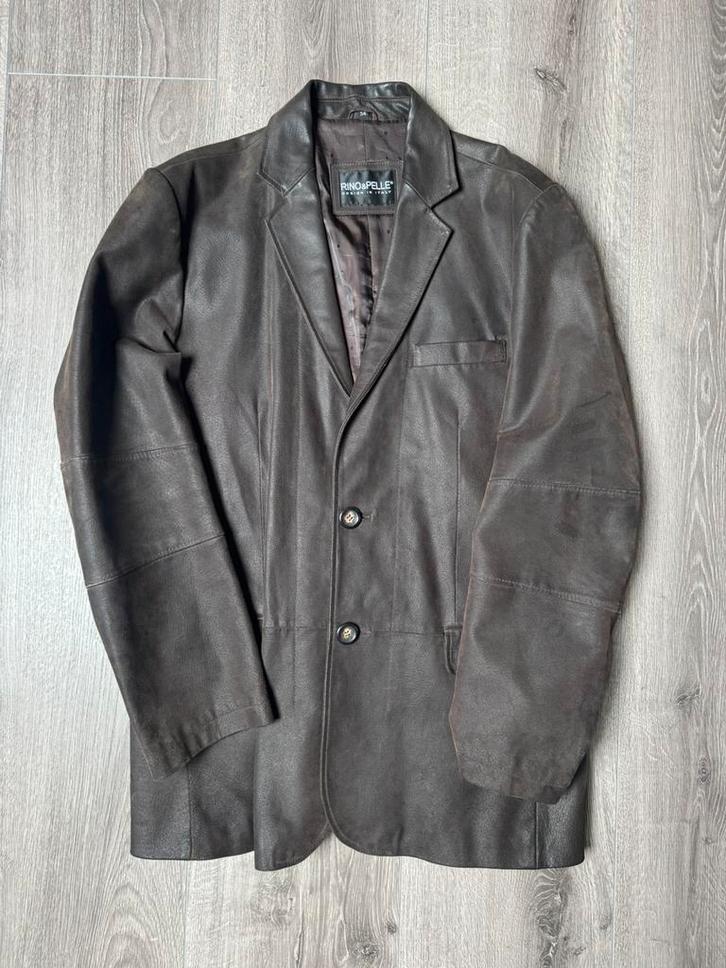 Rino&Pelle Colbert Maat 54 - Bruin, Kleding | Heren, Kostuums en Colberts, Zo goed als nieuw, Maat 52/54 (L), Bruin, Verzenden