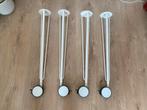4 Ikea KRILLE table legs, Ophalen, Tafelpoot, Minder dan 50 cm, 50 tot 100 cm