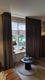 Overgordijnen, Huis en Inrichting, Ophalen, Bruin, 200 cm of meer, Zo goed als nieuw