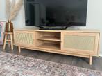 TV meubel webbing, Huis en Inrichting, Kasten | Televisiemeubels, Ophalen, 100 tot 150 cm, Eikenhout, Zo goed als nieuw