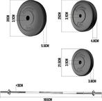 Halterset 80 kg halter halterstang GRATIS VERZENDEN!, Verzenden, Nieuw, Benen, Halterset