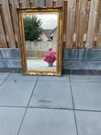 Speigel met brocantr gouden lijst, Antiek en Kunst, Antiek | Spiegels, Ophalen, Rechthoekig