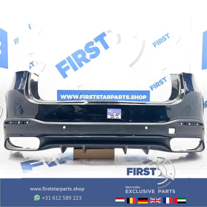 V167 GLE 63 AMG ACHTERBUMPER A1678851103 A1678858205 ZWART W, Auto-onderdelen, Carrosserie en Plaatwerk, Bumper, Mercedes-Benz