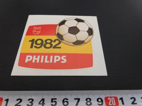 sticker PHILIPS 1982 Voetbal Spanje *, Verzamelen, Stickers, Zo goed als nieuw, Bedrijf of Vereniging, Ophalen